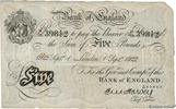 ENGLAND 5 Pounds ENGLAND 5 Pounds 1922 VF- -