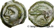FRANCE Potin à la tête chauve HIGH AND MIDDLE SEINE Ier siècle avant J.-C. (19mm, 4,28g, 3h) -