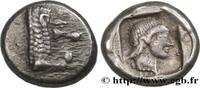 Archaïc 2 (550 BC to 480 BC) Drachme CARIA - KNIDOS Cnide c. 465-449 AC. (15,5mm, 6,25g, 11h) -
