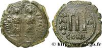 THE HERACLIUS DYNASTY (602-717) Follis PHOCAS and LEONTIA Constantinople 603-604 (28mm, 10,78g, 6h) -