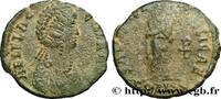 THE END OF EMPIRE(363 AD to 476 AD) Maiorina pecunia, (MB, Æ 2) AELIA FLACCILLA Constantinople 383 (20mm, 4,04g, 6h) -