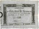 FRANCE 10000 Francs FRANCE 10000 Francs 1795 VF+ -