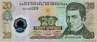 HONDURAS 20 Lempiras HONDURAS 20 Lempiras 2008 UNC -