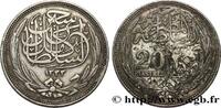EGYPT 20 Piastres frappe au nom de Hussein Kamal Pacha A EGYPT Paris 1916 (40mm, 27,63g, 12h) -