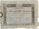 FRANCE 10000 Francs FRANCE 10000 Francs 1795 XF- -