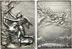 FRANCE Plaquette, Exposition Universelle Internationale EXPOSITIONS UNIVERSELLES 75 - Paris 1900 (50,5mm, 37,02g, 12h) -