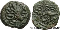 FRANCE Bronze YLLYCCI à l’oiseau, classe Va / Vc SENONES (Area of Sens) c. avant 52 AC. (16mm, 2,57g, 9h) -