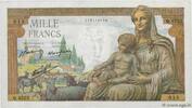 FRANCE 1000 Francs DÉESSE DÉMÉTER FRANCE 1000 Francs DÉESSE DÉMÉTER 1943 XF -
