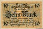 MEMEL 10 Mark MEMEL 10 Mark 1922 UNC- -