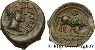 FRANCE Bronze ATECTORI (quadrans) GALLIA - SANTONES / MID-WESTERN, Unspecified c. 40 AC. (14mm, 1,81g, 11h) -