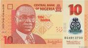 NIGERIA 10 Naira NIGERIA 10 Naira 2013 UNC -