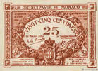 MONACO 25 Centimes MONACO 25 Centimes 1920 UNC -