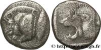 Archaïc 2 (550 BC to 480 BC) Trihemiobole MYSIA – KYZIKOS / CYZICUS Cyzique, Mysie c. 480-450 AC. (10mm, 1,04g, 9h) -