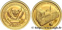 CONGO, DEMOCRATIC REPUBLIC 10 Francs Proof Notre-Dame de Paris CONGO, DEMOCRATIC REPUBLIC 2019 (11mm, 0,50g, 12h) -