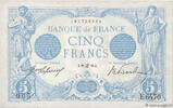 FRANCE 5 Francs BLEU FRANCE 5 Francs BLEU 1915 XF -