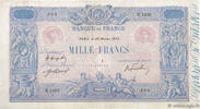 FRANCE 1000 Francs BLEU ET ROSE FRANCE 1000 Francs BLEU ET ROSE 1920 F -