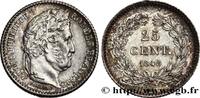 FRANCE 25 centimes Louis-Philippe LOUIS-PHILIPPE I Paris 1848 (15mm, 1,26g, 6h) -
