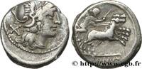 THE REPUBLIC (280 BC to 27 BC) Denier ROMAN REPUBLIC - ANONYMOUS Rome c. 157-155 AC. (17mm, 3,69g, 1h) -