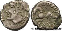 FRANCE Denier Q. DOCI/SAM F GALLIA BELGICA - SEQUANI (Area of Besançon) c. 57-50 AC. (12,5mm, 1,95g, 7h) -