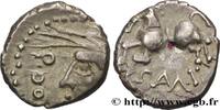 FRANCE Denier Q. DOCI/SAM F GALLIA BELGICA - SEQUANI (Area of Besançon) c. 57-50 AC. (13mm, 1,95g, 4h) -
