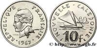 NEW CALEDONIA Essai de 10 Francs NEW CALEDONIA Paris 1967 (24mm, 6g, 6h) -