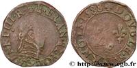 FRANCE Double tournois, type de Tours HENRY III Tours 1588 (20mm, 2,34g, 3h) -