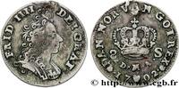 KINGDOM OF DENMARK - FREDERICK IV 8 Skilling KINGDOM OF DENMARK - FREDERICK IV Konsberg 1702 (19,7mm, 2,84g, 12h) -