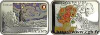 NIUE 1 Dollar Proof Elisabeth II / Vincent Van Gogh NIUE Varsovie 2007 (40mm, 28,28g, h) -
