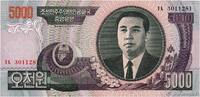NORTH KOREA 5000 Won NORTH KOREA 5000 Won 2006 UNC -