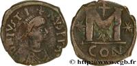 THE EMPIRE FROM ANASTASIUS TO MAURICE TIBERIUS (49 Follis JUSTIN I Constantinople 518-522 (30mm, 17,45g, 6h) -