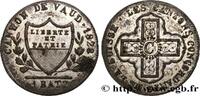 SWITZERLAND - CANTON OF VAUD 1 Batzen SWITZERLAND - CANTON OF VAUD Lausanne 1828 (25mm, 2,61g, 6h) -
