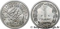 EQUATORIAL AFRICAN STATES Essai de 1 Franc antilopes EQUATORIAL AFRICAN STATES 1969 (23mm, 1,31g, 6h) -