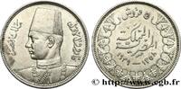 EGYPT 5 Piastres Roi Farouk AH1358 EGYPT 1939 (25,92mm, 7g, 12h) -
