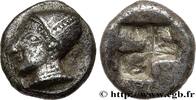 Archaïc 2 (550 BC to 480 BC) Trihémiobole IONIA - PHOKAIA Marseille, Gaule ou Phocée, Ionie c. 480 AC. (10mm, 1,35g, h) -