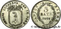 SWITZERLAND - CANTON OF BASEL 3 Batzen SWITZERLAND - CANTON OF BASEL Bâle 1809 (24,5mm, 4,02g, 6h) -