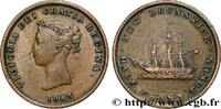 CANADA 1/2 Penny Token NEW BRUNSWICK CANADA 1843 (28mm, 8,53g, 12h) -