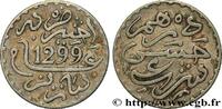 MOROCCO 1 Dirham Hassan I an 1299 MOROCCO Paris 1881 (17mm, 2,83g, 12h) -
