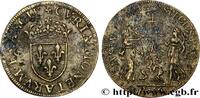 FRANCE COUR DES MONNAIES DE PARIS 1566 (27mm, 4,50g, 10h) -