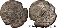 FRANCE Statère de billon au personnage allongé GALLIA - AULERCI DIABLINTES (Area of Jublain) Mayenne (53) Ier siècle avant J.-C. (21,5mm, 5,48g, 2h) -