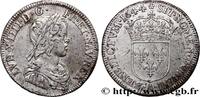 FRANCE Quart d'écu, portrait à la mèche courte LOUIS XIV THE SUN KING Paris, Monnaie de Matignon 1644 (28mm, 6,67g, 6h) -