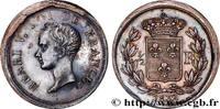 FRANCE 1/2 franc, buste juvénile, bronze argenté HENRY V COUNT OF CHAMBORD 1832 (18mm, 2,19g, 6h) -