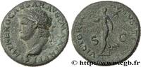 THE JULIO-CLAUDIANS (27 BC to 69 AD) Dupondius NERO Lyon 66 (28,5mm, 12,41g, 7h) -