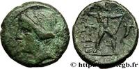 Hellenistic 1 (323 BC to 188 BC) Hemidrachme ou demi-unité BRUTTIUM - BRETTIAN LEAGUE Locres ou Crotone, Bruttium 214-211 AC. (18mm, 4,37g, 9h) -