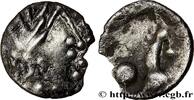 FRANCE Obole à la couronne en chevrons et au torque GALLIA - SANTONES / MID-WESTERN, Unspecified IIe - Ier siècles avant J.-C. (9,5mm, 0,33g, 1h) -