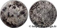 FRANCE Quart d'écu dit vertugadin LOUIS XV THE BELOVED Rouen 1716 (29,5mm, 7,24g, 6h) -