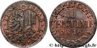 SWITZERLAND - REPUBLIC OF GENEVA 1 Centime SWITZERLAND - REPUBLIC OF GENEVA 1846 (14mm, 1,02g, 6h) -