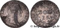 SAVOY - DUCHY OF SAVOY - VICTOR-AMADEUS III 15 sols (10 soldi) SAVOY - DUCHY OF SAVOY - VICTOR-AMADEUS III Turin 1794 (22mm, 4,67g, 6h) -
