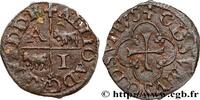 FRANCE Liard NAVARRE-BÉARN - ANTHONY OF BOURBON AND JOAN OF ALBRET n.d. (14,5mm, 0,45g, 1h) -