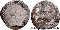 FRANCE Teston du Dauphiné à la tête nue CHARLES IX COINAGE IN THE NAME OF HENRY II Grenoble 1561 (30mm, 9,23g, 10h) -