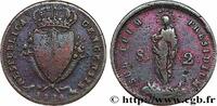 ITALY - REPUBLIC OF GENOA 2 Soldi ITALY - REPUBLIC OF GENOA 1814 (18mm, 2,07g, 12h) -